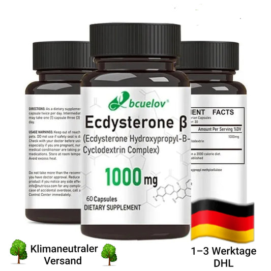 Ecdysteron 1000mg Ecdysterone Muskelaufbau Anabol Pflanzliches Steroid