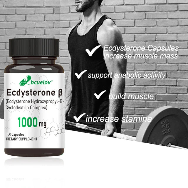 Ecdysteron 1000mg Ecdysterone Muskelaufbau Anabol Pflanzliches Steroid