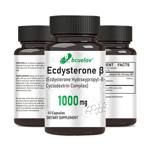 Ecdysteron 1000mg Ecdysterone Muskelaufbau Anabol Pflanzliches Steroid