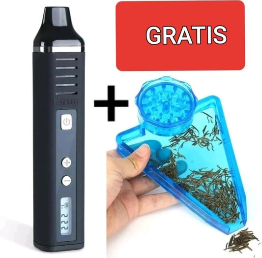 Vaporizer + Einfüllhilfe + Grinder Pen Verdampfer Vape Kit Dry Herb Trocken Pathfinder